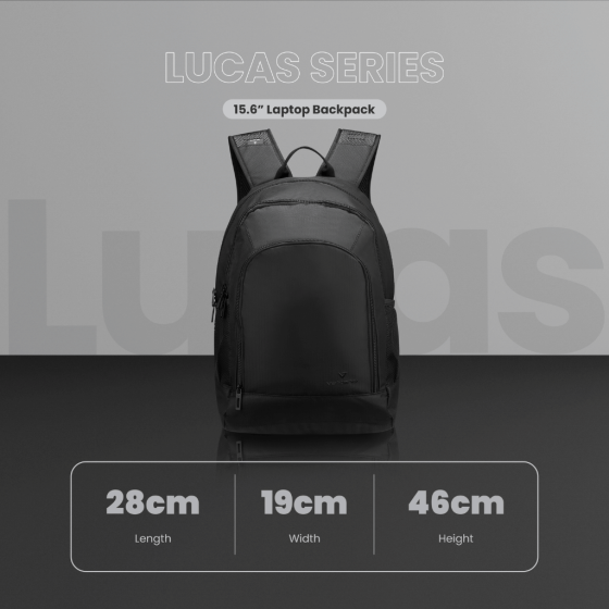 Volkano Lukas Backpack 9201 Black features3