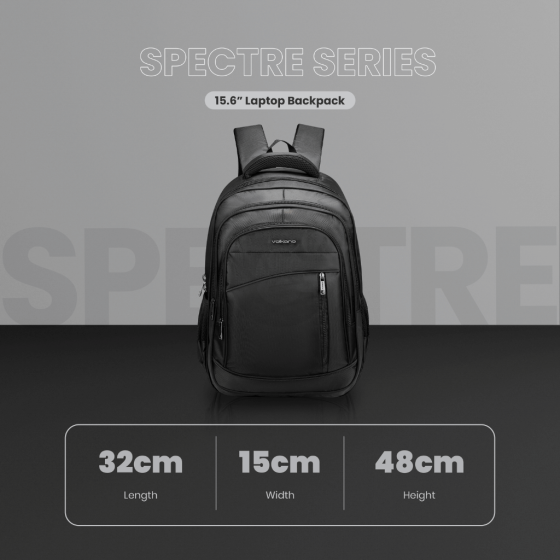 Volkano Spectre Backpack 9299 Black features2