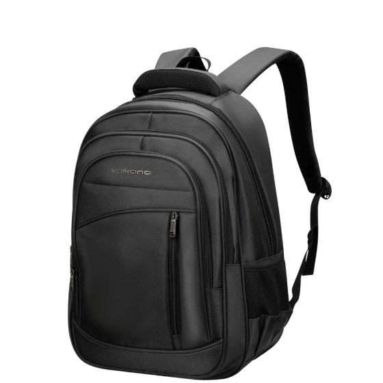 Volkano Spectre Backpack 9299 Black front3qrtr