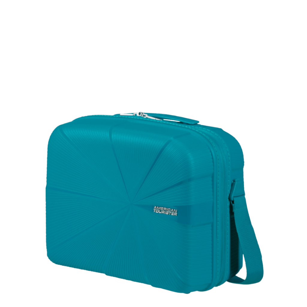American Tourister MD5 Starvibe Beauty case verdigris turquoise front3qrtr primary