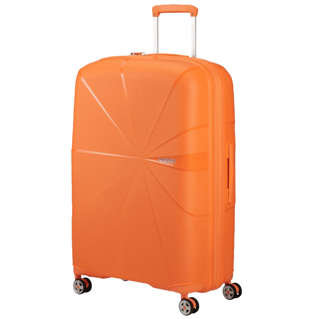 American Tourister MD5 Starvibe Spinner Papaya Smoothie Orange 77 front3qrtr primary