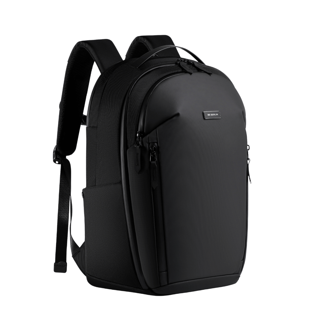 BG Berlin Nexus Lifestyle Edge Laptop Backpack black front3qrtr transp