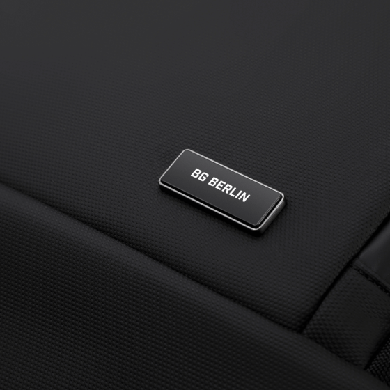 BG Berlin Nexus Lifestyle Metro Laptop Backpack 5186 Black badge