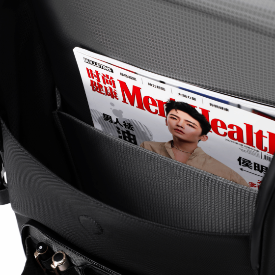 BG Berlin Nexus Lifestyle Metro Laptop Backpack 5186 Black interior1