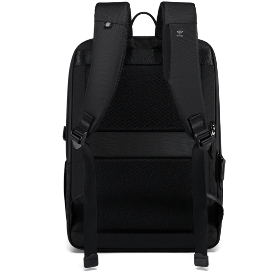 BG Berlin Nexus Lifestyle Metro Laptop Backpack 5186 Black rear main