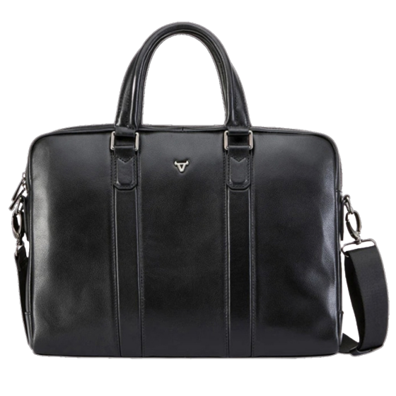 Brando 1006 Cassidy Black Laptop Briefcase front primary