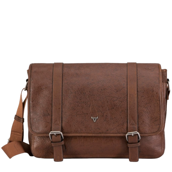Brando 3214 Oryx Brown leather 13 messenger primary
