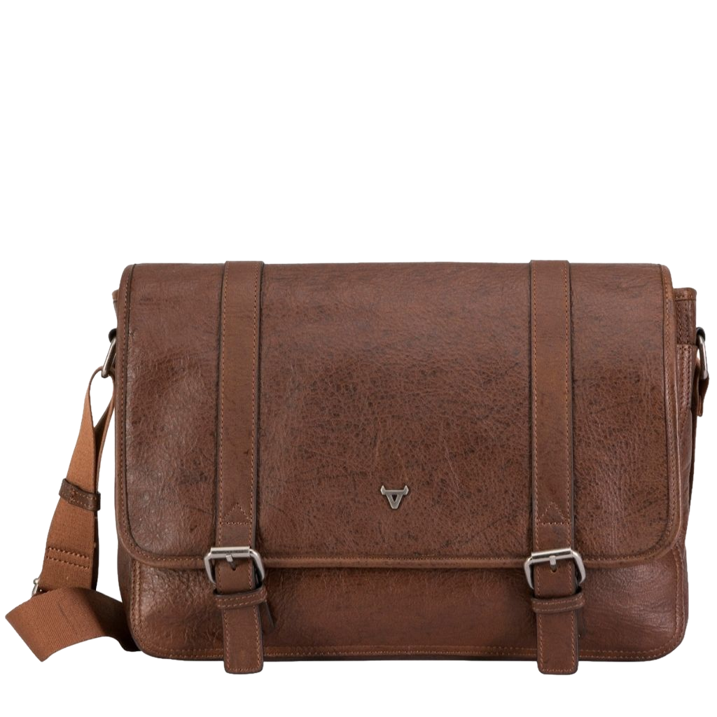 Brando 3214 Oryx Brown leather 13 messenger primary