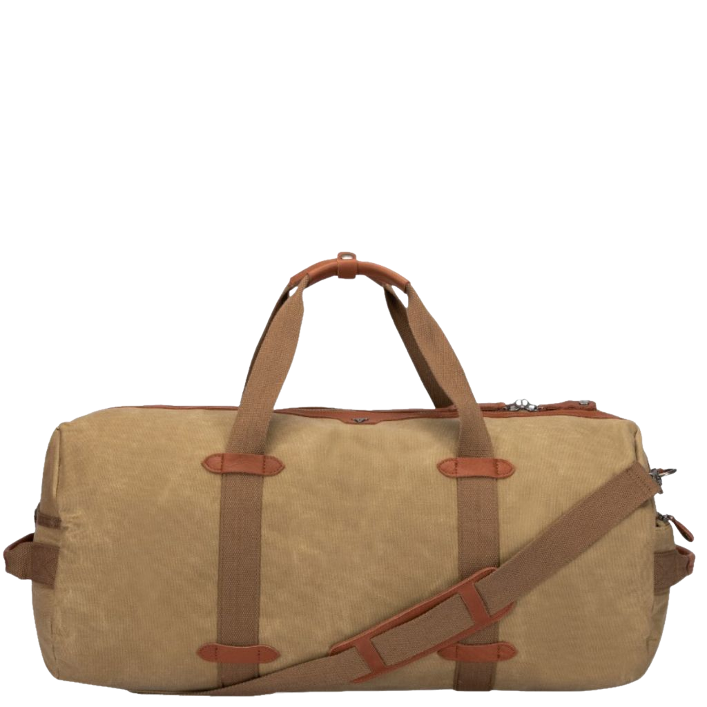 Brando Duvall 4121 duffle holdall khaki brown front primary