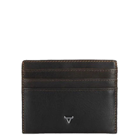 Brando Eastwood Slim card holder leather 6016 brown front primary