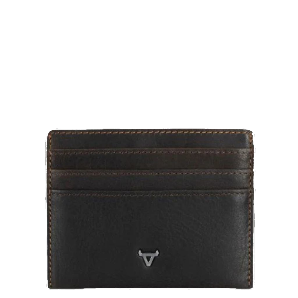 Brando Eastwood Slim card holder leather 6016 brown front primary