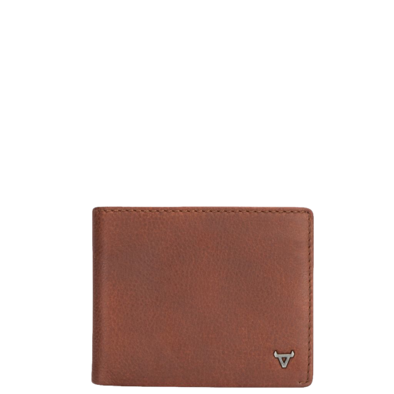 Brando Kudu Leather wallet 7335 copper brown front primary