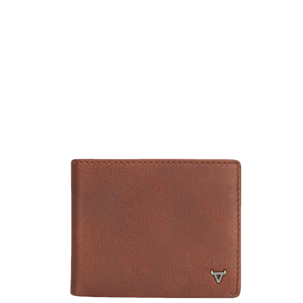 Brando Kudu Leather wallet 7335 copper brown front primary