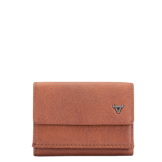 Brando Kudu leather 7332 folding wallet copper brown front primary