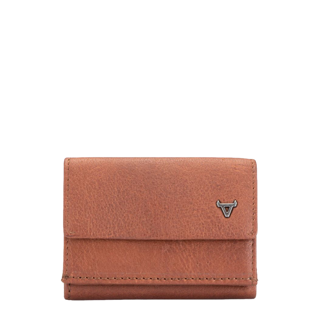 Brando Kudu leather 7332 folding wallet copper brown front primary