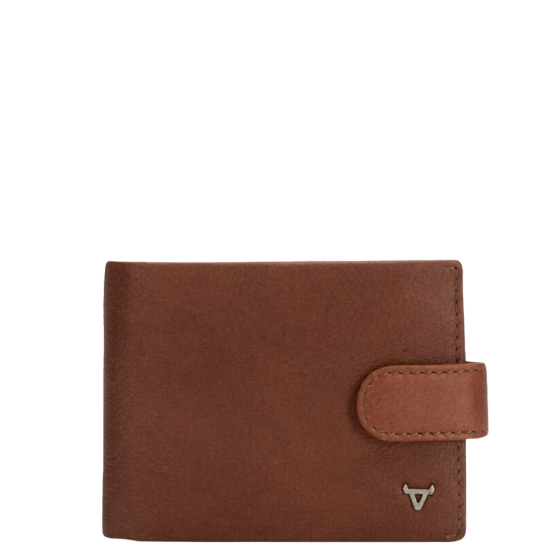 Brando Kudu leather wallet with tab 7333 copper brown front primary