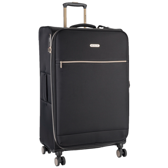 Cellini Allure 46674 Check in Spinner black front3qrtr L
