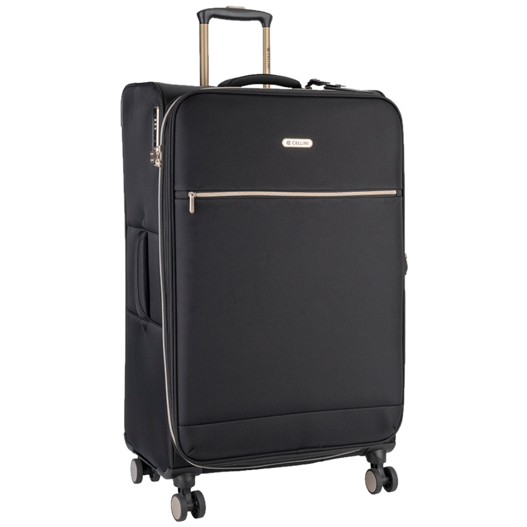 Cellini Allure 46674 Check in Spinner black front3qrtr L