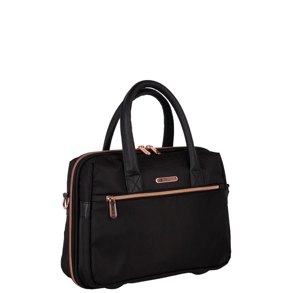 Cellini Allure Beauty Case Black 46532 front 3qrtr primary
