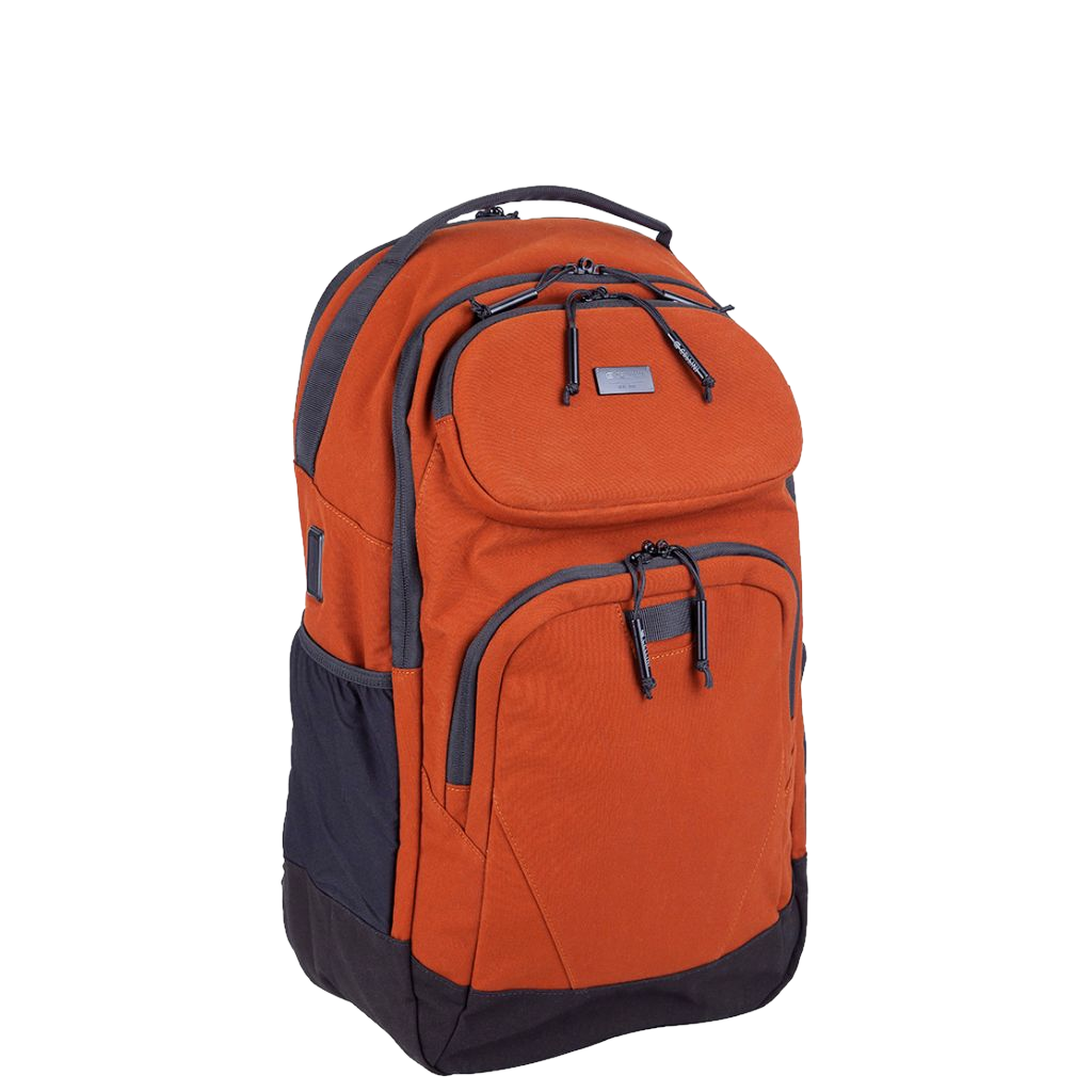 Cellini Explorer Pro laptop backpack front pouch 49951 rust primary