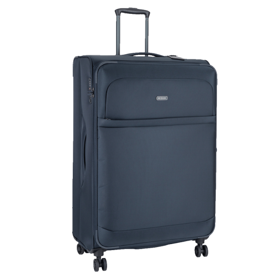 Cellini Microlite S 799 84cm Extra Large check in spinner ink blue front3qrtr primary