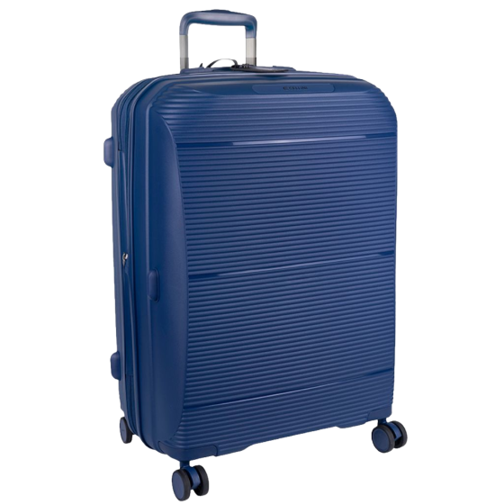 Cellini Qwest Spinner Luggage expander 869 Navy 79 front3qrtr primary