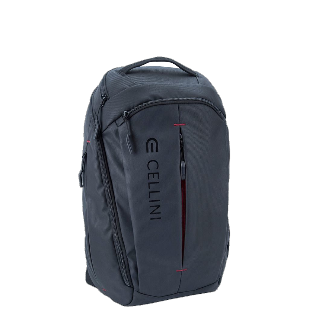 Cellini Sidekick 29365 Black Laptop Backpack front 3qrtr primary