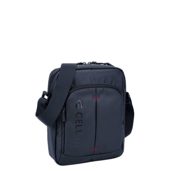 Cellini Sidekick 29463 black digital sling bag front 3qrtr primary