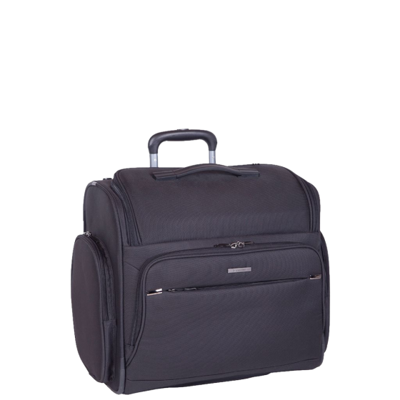 Cellini Smartcase Mobile business Trolley Black 18346 front 3qrtr primary