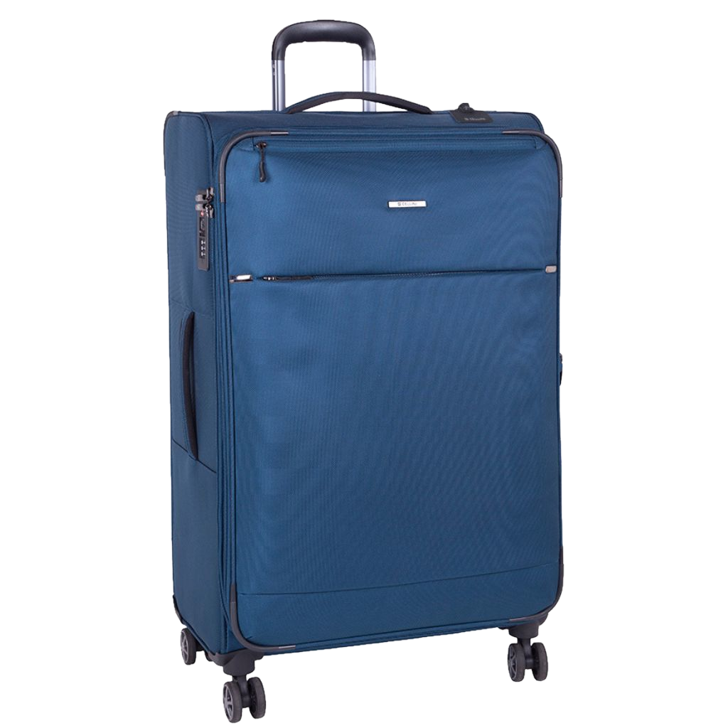 Cellini Smartcase Spinner Collection 183 Blue 74cm front3qrtr primary