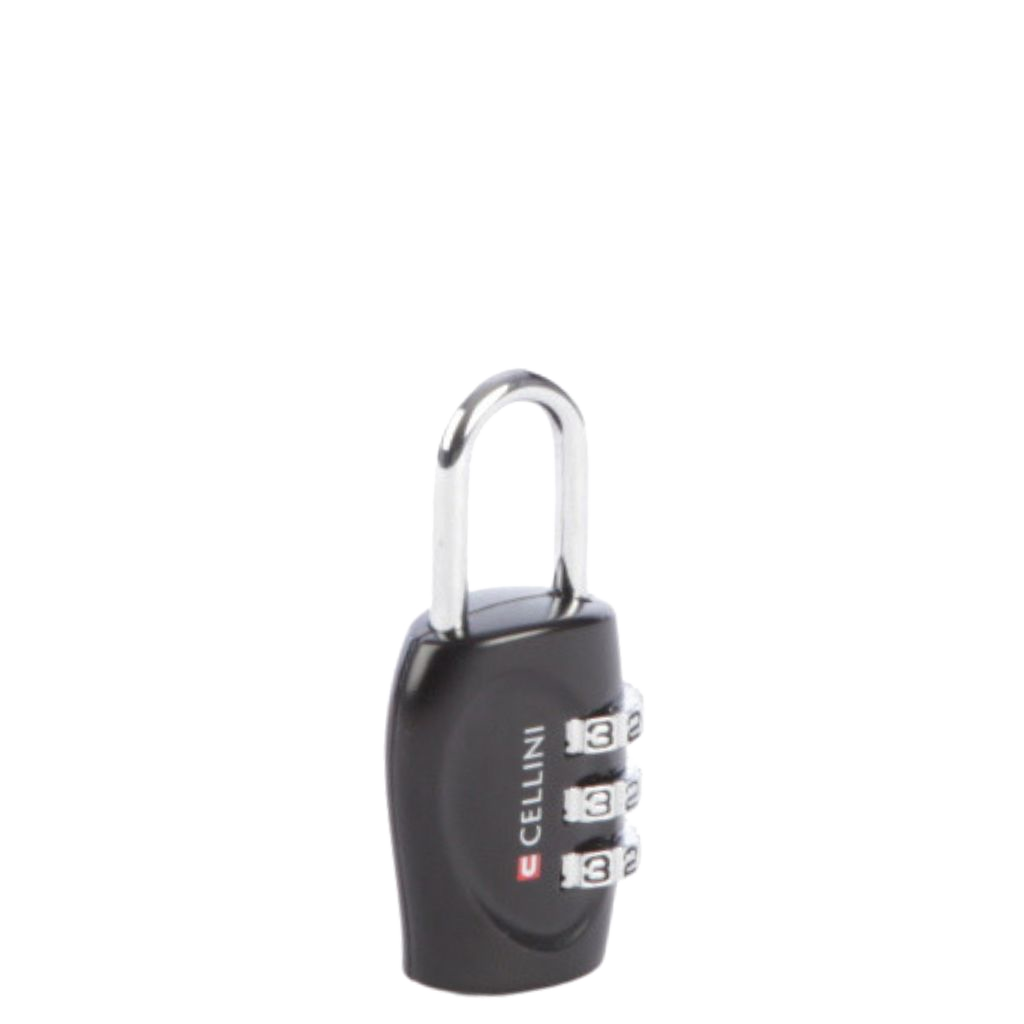 Cellini Travel essentials 3 dial combination lock 33103 black front primary