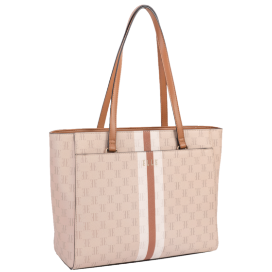 ELLE Monogram EL10110 Tote Handbag multi front3qrtr