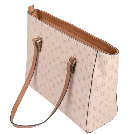 ELLE Monogram EL10110 Tote Handbag multi top3qrtr