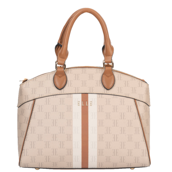 ELLE Monogram EL10120 Dome Handbag multi front