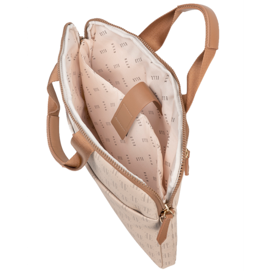 ELLE Monogram EL10182 Slimline Laptop Bag multi interior
