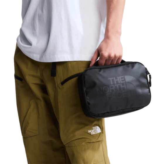 North Face Base Camp Voyager toiletry kit black lifestyle