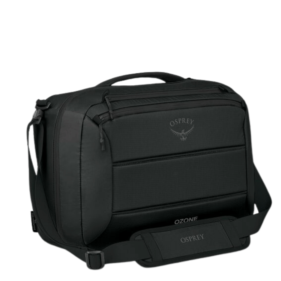 Osprey Ozone 20L boarding briefcase black front3qrtr