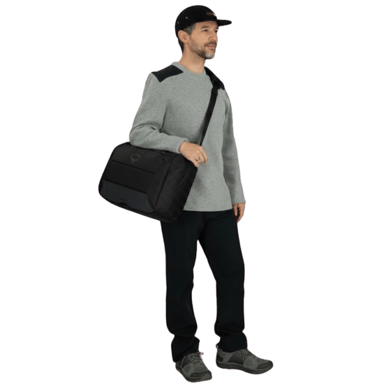 Osprey Ozone 20L boarding briefcase black lifestyle1