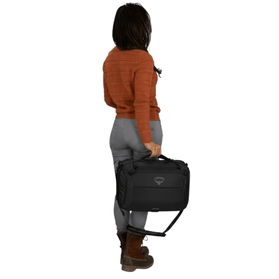 Osprey Ozone 20L boarding briefcase black lifestyle3