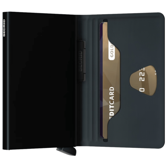 Secrid TPU bandwallet black interior2