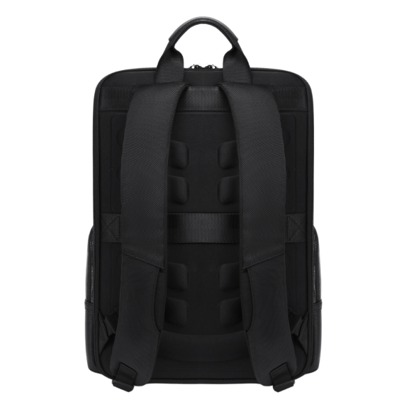 BG Berlin Nexus CEO Leather laptop Backpack 02330P black rear
