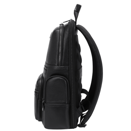 BG Berlin Nexus CEO Leather laptop Backpack 02330P black side