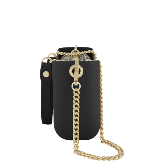 Fenn Classic 2077 Black gold chain leopard print side