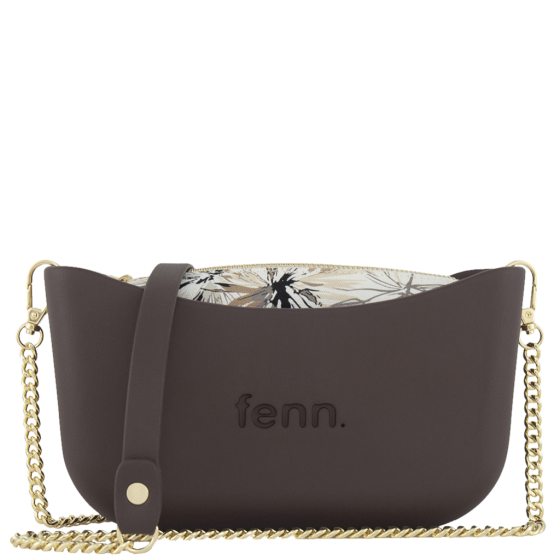 Fenn Classic 2206 Choc gold chain printed inner front