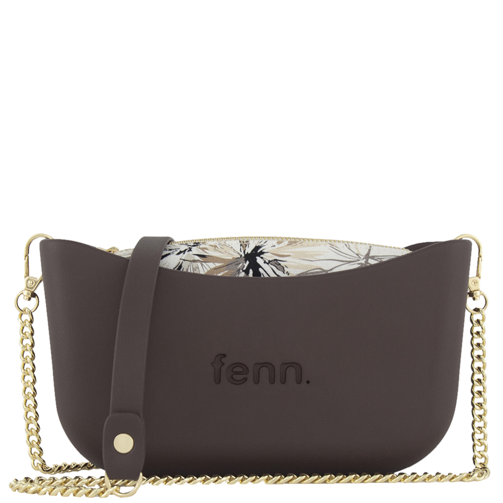 Fenn Classic 2206 Choc gold chain printed inner front