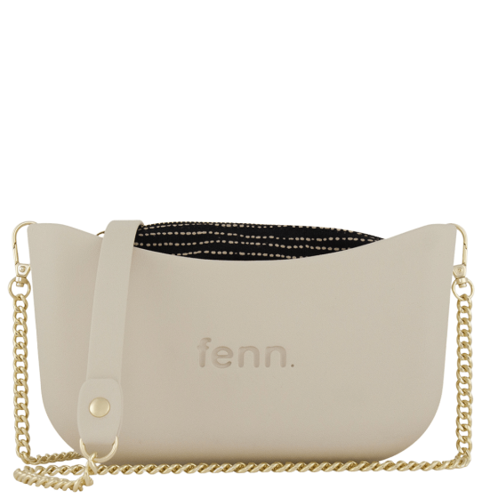 Fenn Classic 2208 Champagne gold chain black inner front