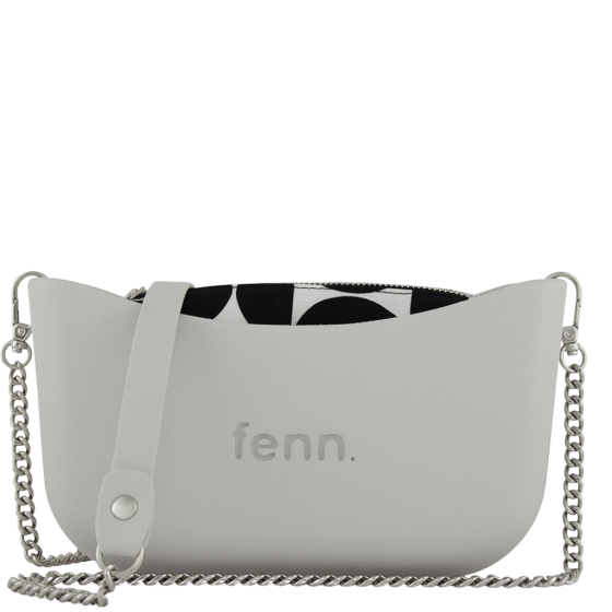 Fenn Classic 2210 Ice Grey Silver chain printed inner front