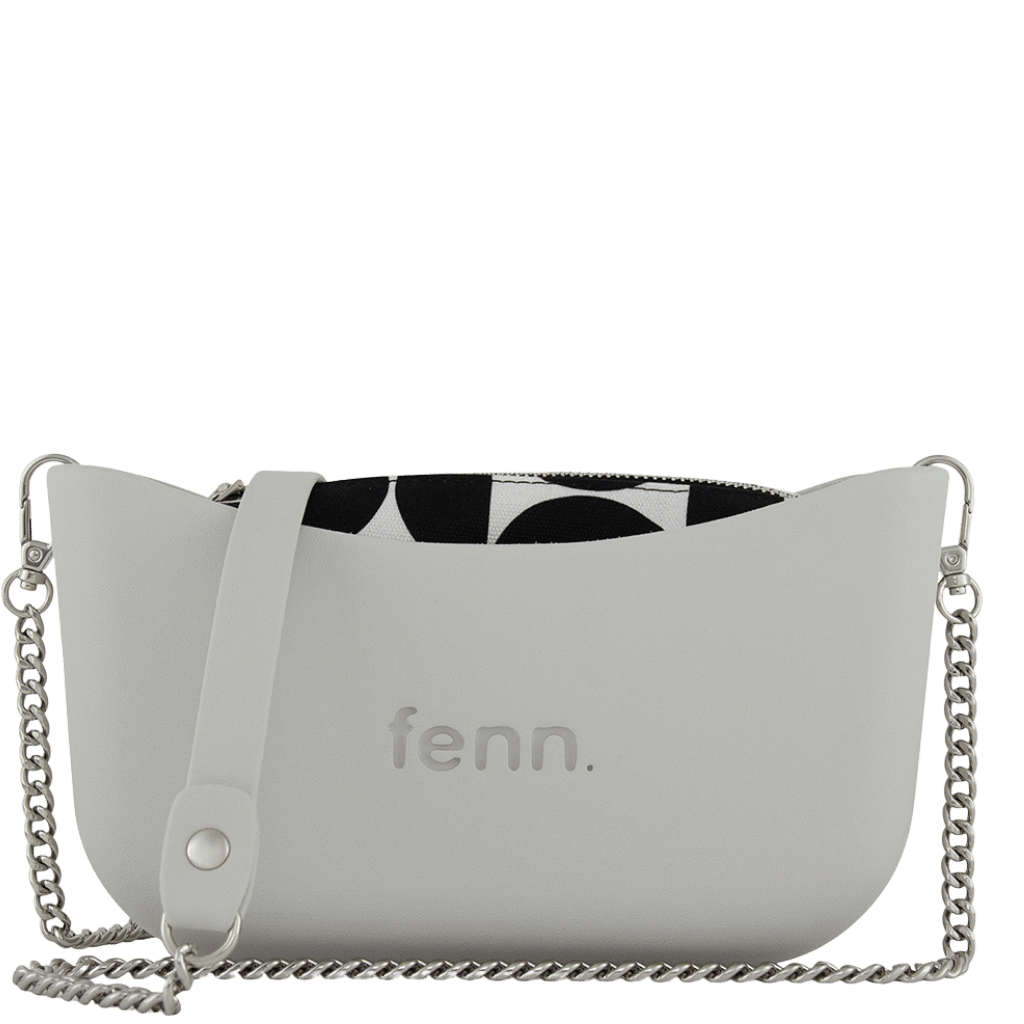 Fenn Classic 2210 Ice Grey Silver chain printed inner front