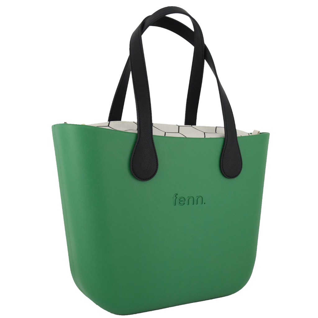 Fenn Collection 1534 Green flat handle printed hex inner front3qrtr