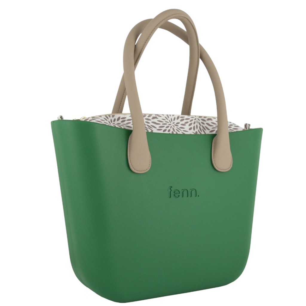 Fenn Collection 1535 Green round handle printed inner front3qrtr